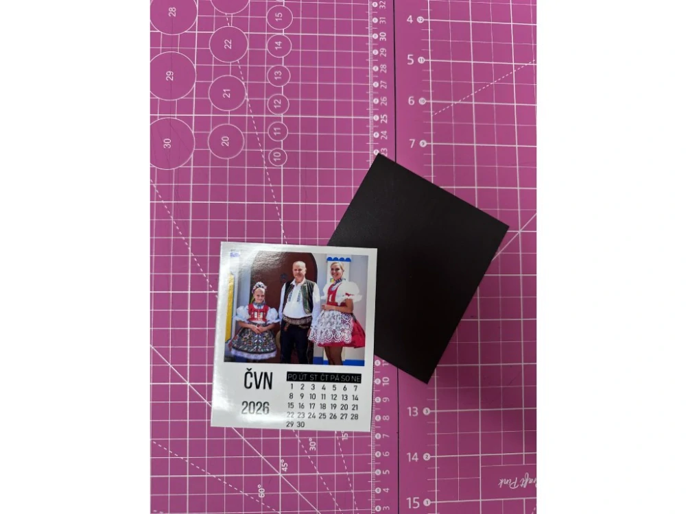 Magnetický fotokalendář sada 12 ks (8,5 × 10 cm)